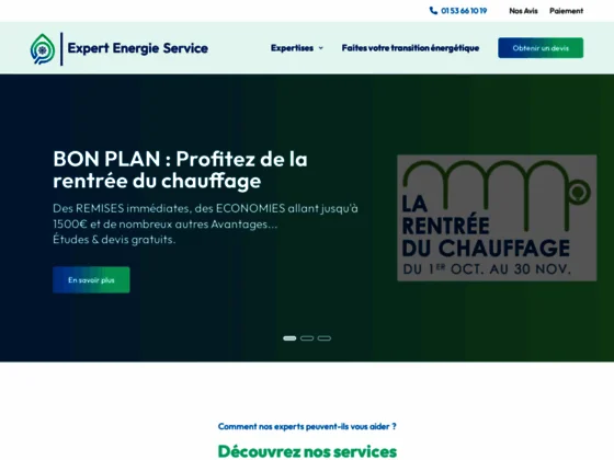 Expert Énergie Service - Chauffagiste et plombier spécialisé en transition énergétique en Île-de-France