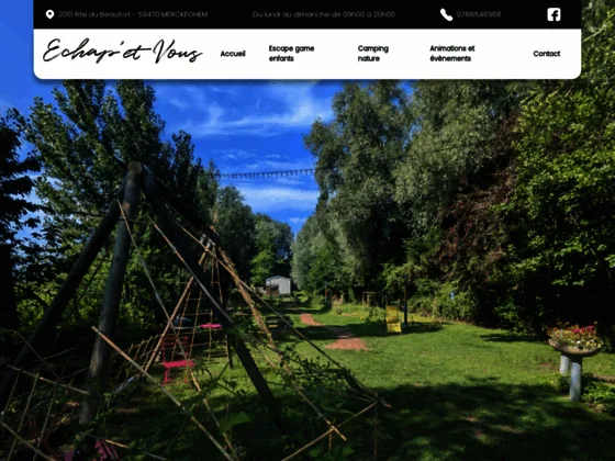 Echap' et Vous : Camping chez l'habitant et activités nature dans le Nord