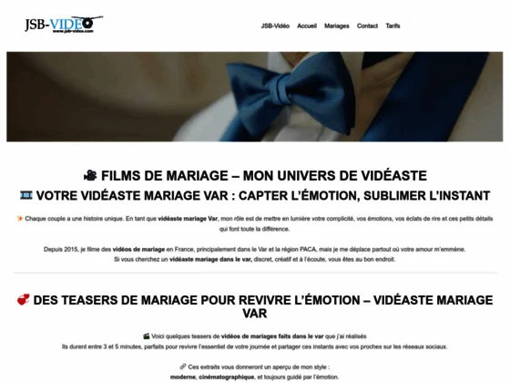 Vidéo drone pour mariage Var - JSB-Vidéo
