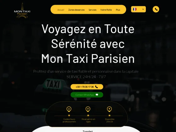 Réserver un Taxi à Paris