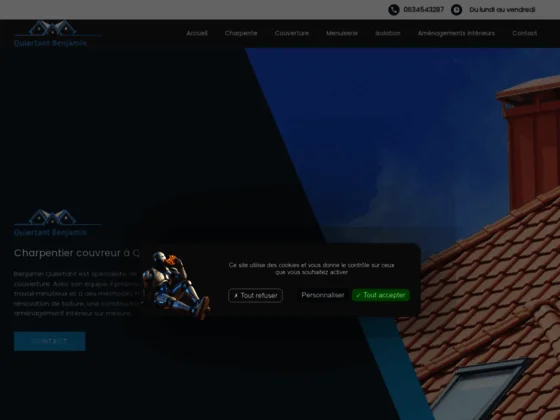 Quiertant Benjamin : Charpentier couvreur à Saint-Omer