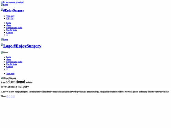 #EnjoySurgery orthopédie vétérinaire
