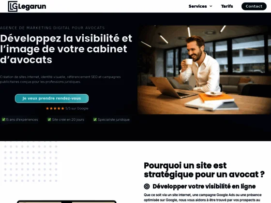 Legarun - site web pour avocats