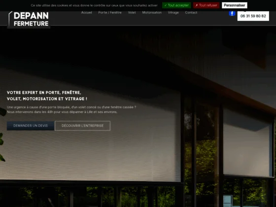 Depann Fermeture : Réparation de menuiseries en Hauts-de-France