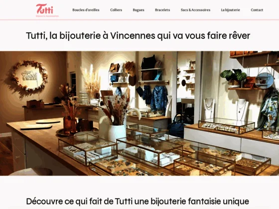 Tutti Vincennes | Bijouterie fantaisie Vincennes