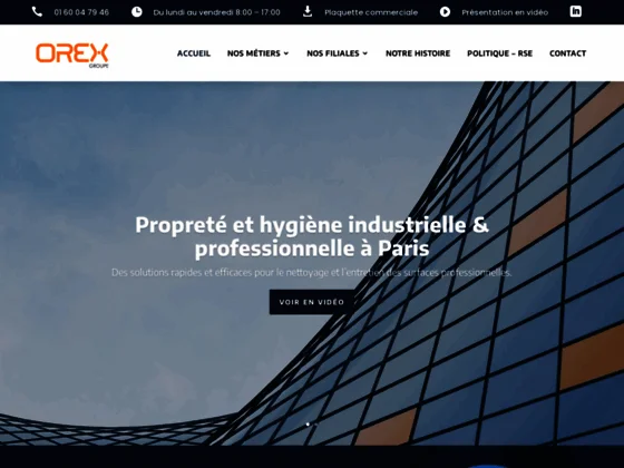 GROUPE OREX - Services de nettoyage et d'entretien des surfaces professionnelles à Paris