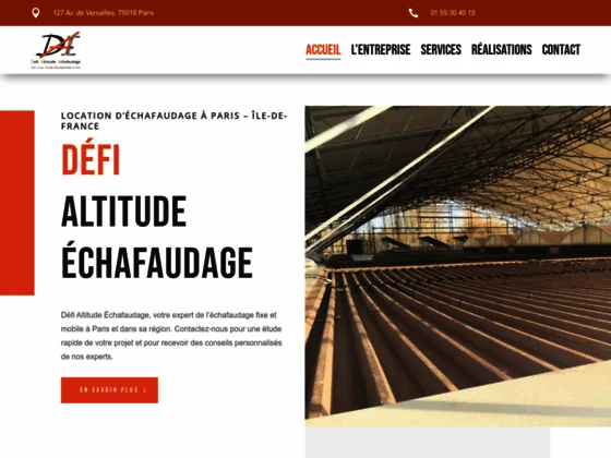 Défi Altitude Echafaudage (D.A.E.) - Location et montage d'échafaudage à Paris