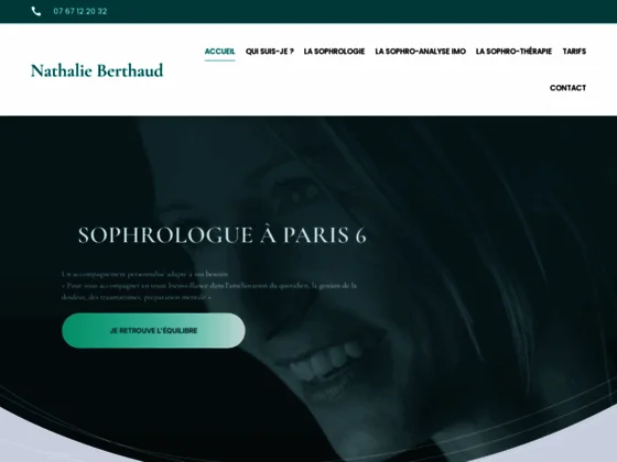 Nathalie Berthaud : sophrologue à Paris 6