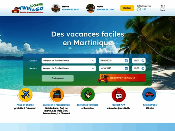location voiture martinique aeroport