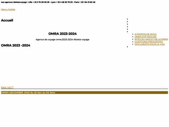 Omra sur mesure - Alsirate Voyage