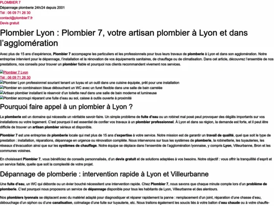 Plombier 7