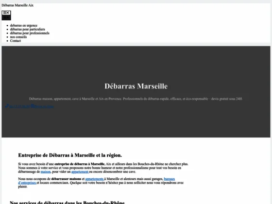 Débarras maison Marseille - Débarras Marseille Aix