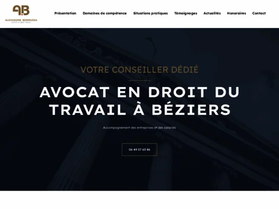 Avocat droit du travail Béziers | Alexandre benmussa