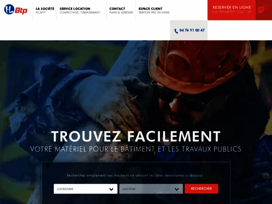 Vente et location de matériels BTP en Rhône-Alpes