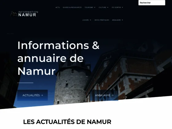 Une vitrine d’actualités et de services utiles