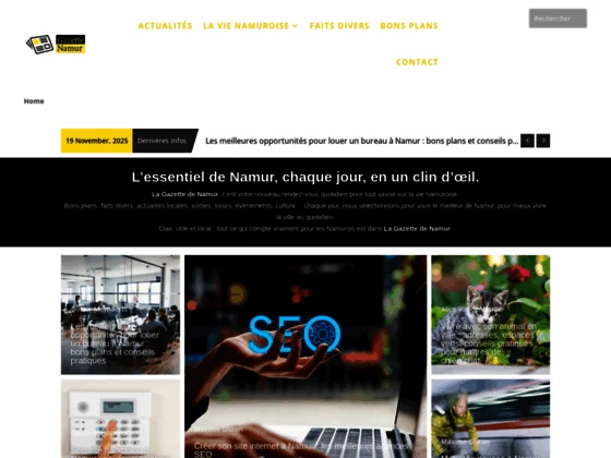 Actualités et informations locales à Namur