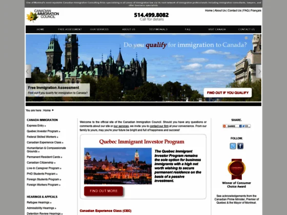 Services d’immigration canadienne de confiance à Montréal