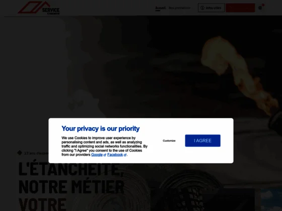 Service étanchéité