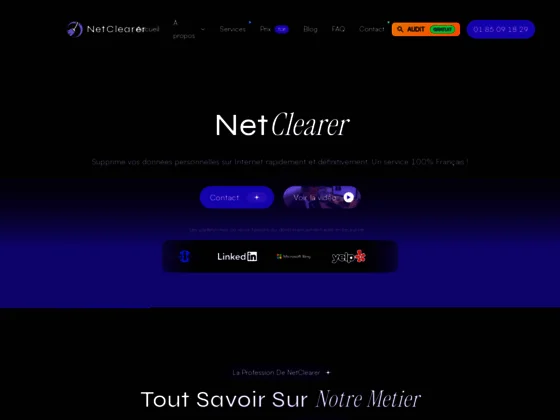 Nettoyeur du web | NetClearer