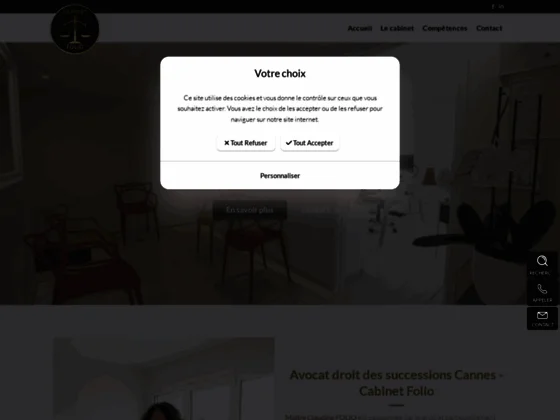 Avocat droit des successions Cannes - Cabinet Folio