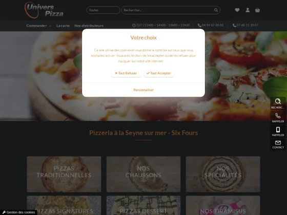 Restaurant à La Seyne-sur-mer - Univers Pizza