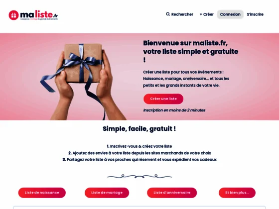 Liste de naissance