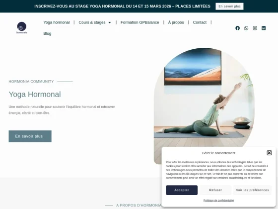 Hormonia community : Studio de yoga hormonal à Bruxelles
