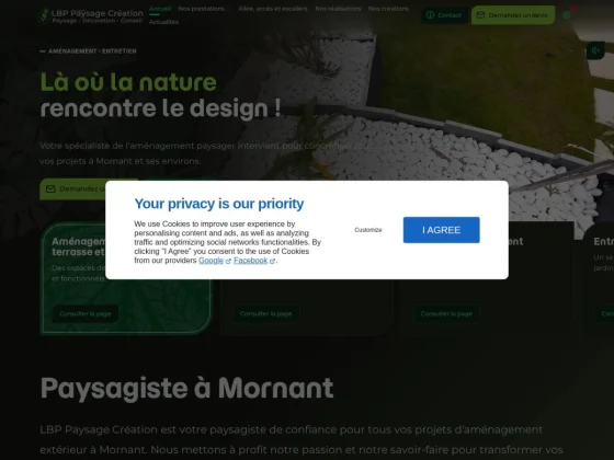 LBP paysage Création