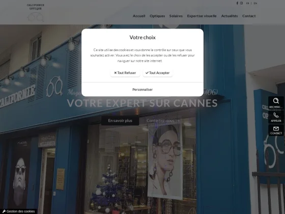 Lunette de soleil à Cannes - Californie Optique