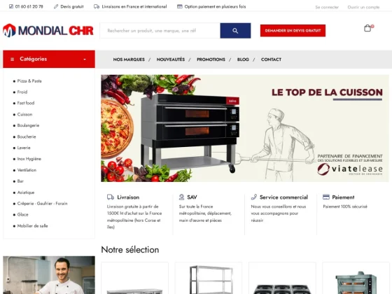Mondial CHR : le spécialiste des équipements pour la restauration