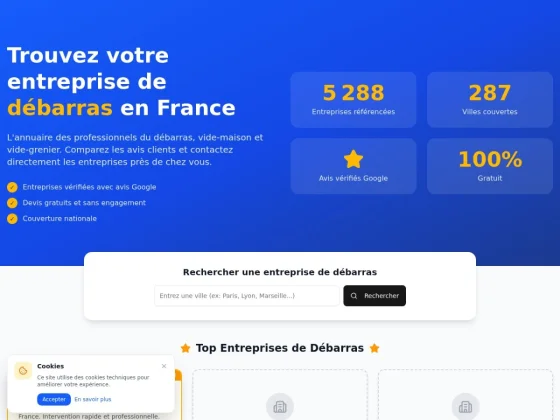 un annuaire des débarras