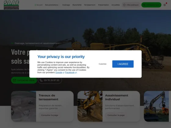 sa d'amelioration foncière SAAF