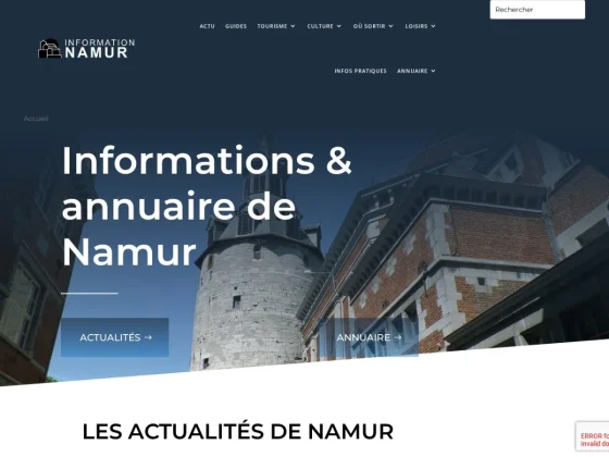 Des contenus pratiques pour découvrir Namur