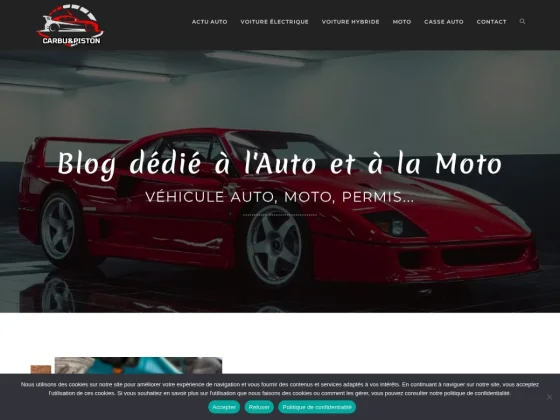 Carbuetpiston.fr - Le blog Auto & Moto N°1 des amateurs de mécanique