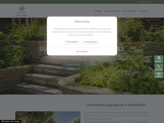 Dessinateur paysagiste Mandelieu - OXY-JEN