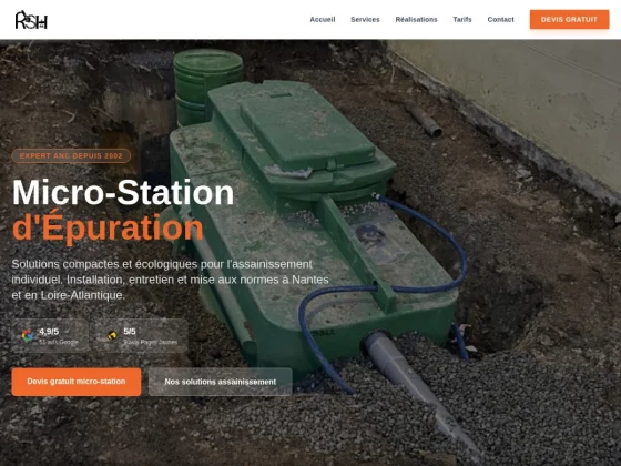 Une solution de micro-station adaptée à l’assainissement individuel