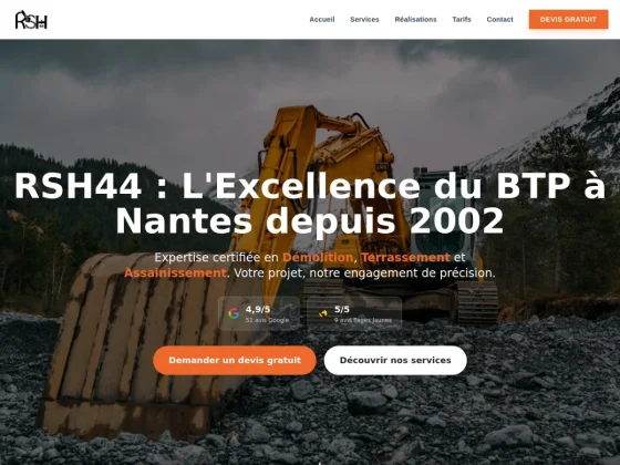 RSH44 : une expertise complète pour vos travaux de terrain