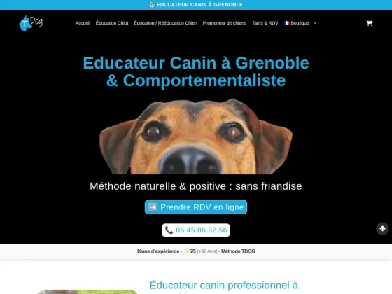 TDOG - Educateur Canin Grenoble et Comportementaliste
