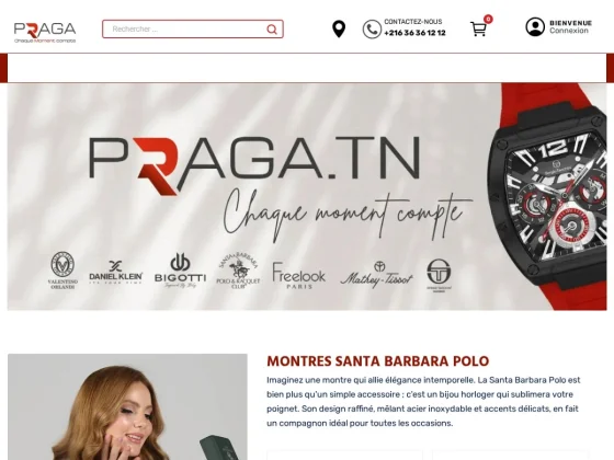 Praga - Vente Montres De Luxe en Tunisie