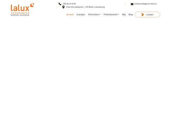 Agence d'assurance Luxembourg - LALUX Raphaël Mediouni