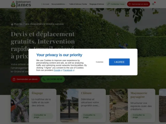 Établissement James