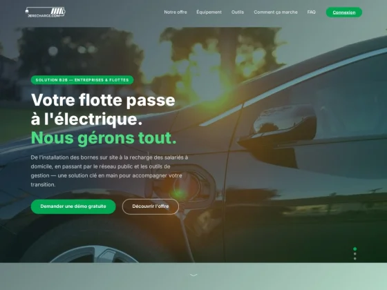 Jerecharge.com – Bornes IRVE et mobilité électrique