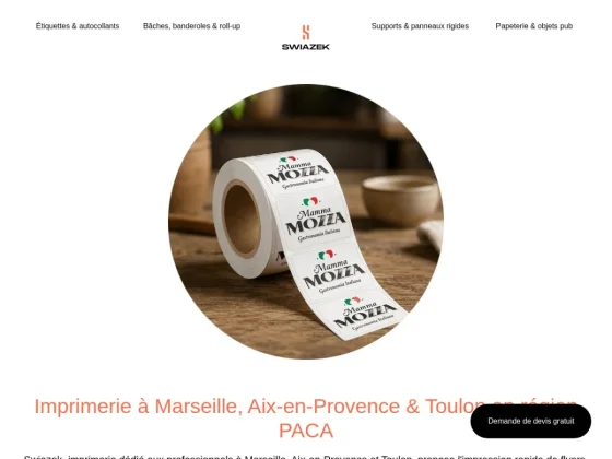 Imprimerie à Marseille : Swiazek