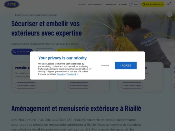 aménagement portail clôture de l'erdre