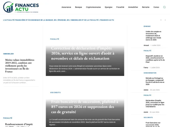 Site d'actualité économique et financère