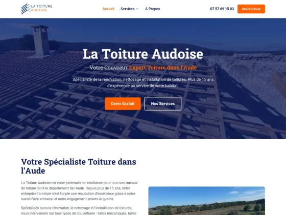 Couvreur dans l’Aude: Rénovation et Réparation Toiture