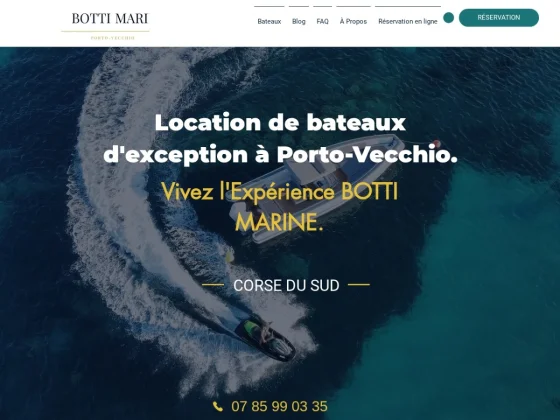 Location de bateau à Porto-Vecchio