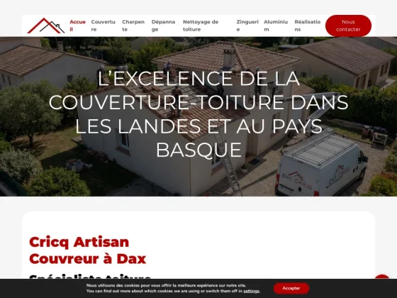 Cricq Artisan Couvreur à Dax