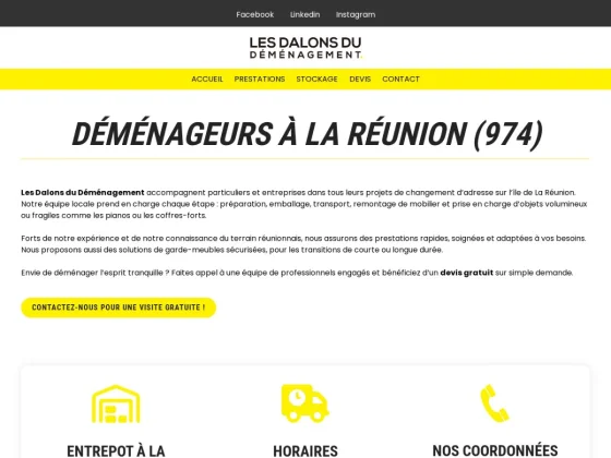 Déménageur professionnel à La Réunion