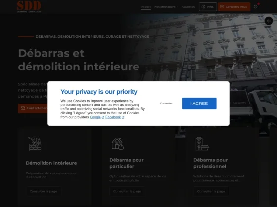 sdd débarras démolition